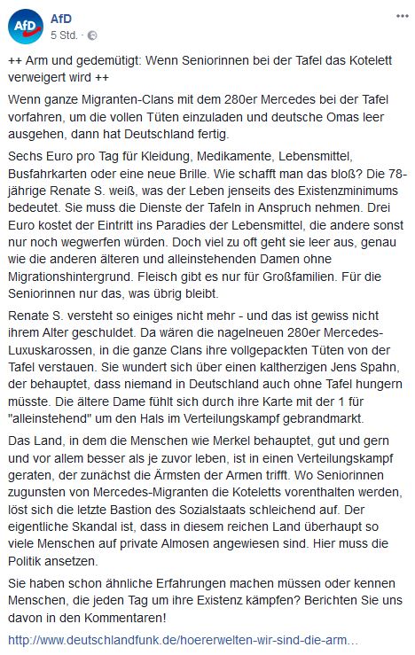 tafel essen meinungen